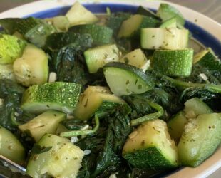 zucchini and spinach dish